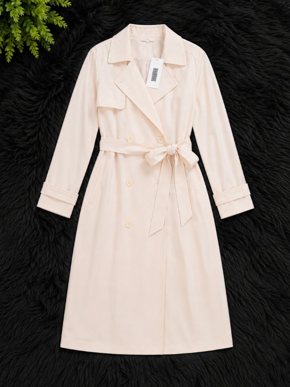 Devil Wears Prada Scoop Collection Belted Trench Coat – NWT